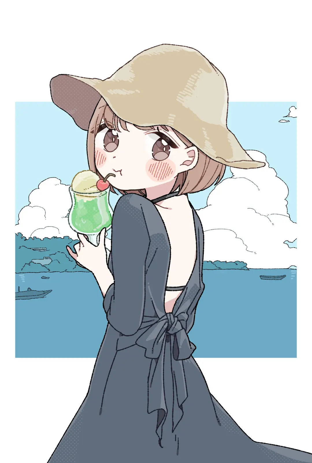 2022/8/20-31 イラスト展示のお知らせ(京都)