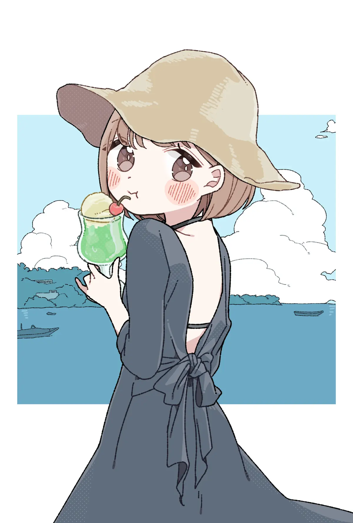 2022/8/20-31 イラスト展示のお知らせ(京都)