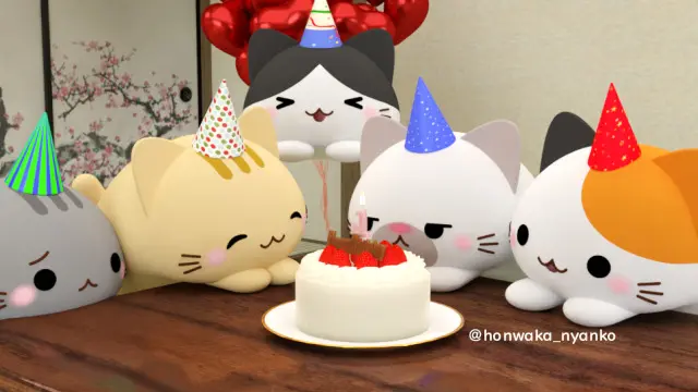 にゃんころ生誕一周年