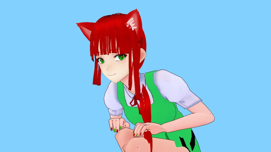 女体：風雷童　3Dモデル