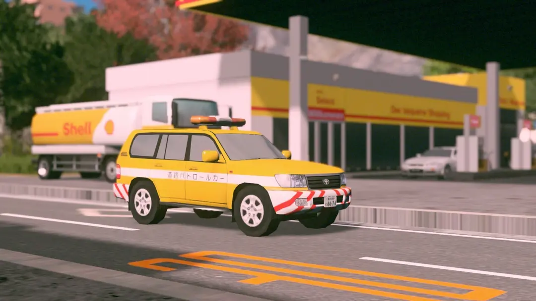 ランドクルーザー100道路パトロールカー