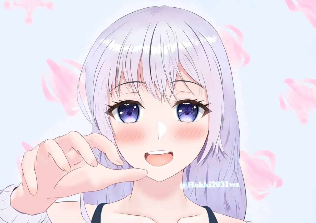 【イラスト作品】頑張ったね…！ キミの頑張り、私は知ってるよ