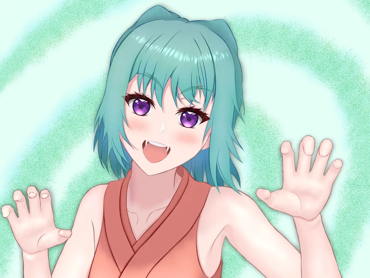 【イラスト作品】鬼の子・あまのん