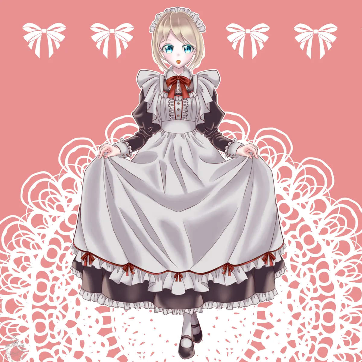 【告知】クラシックなメイドさんになれる衣装セット頒布中