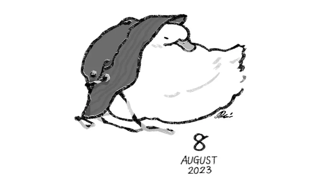 8月のカレンダー壁紙