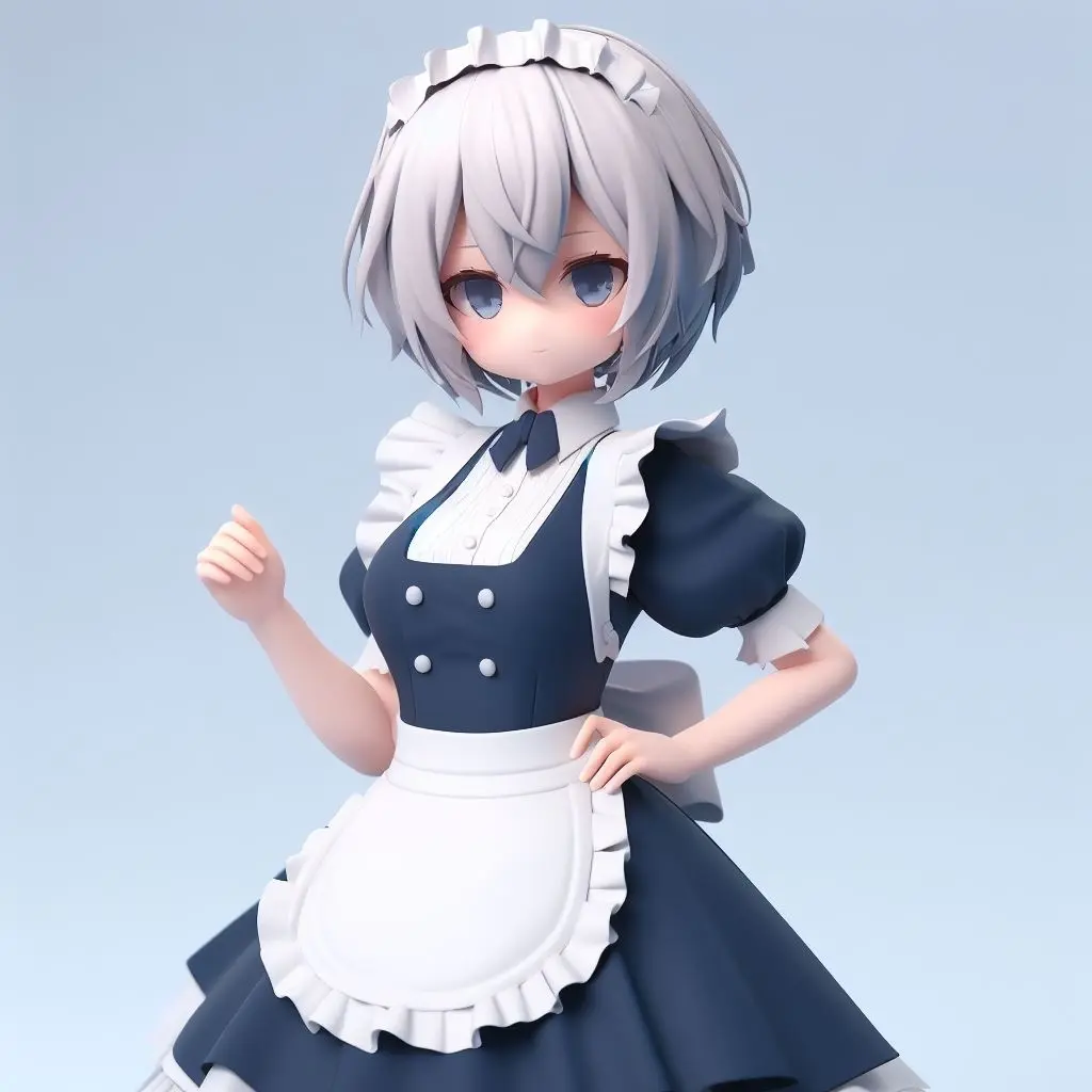 東方の咲夜さんっぽいキャラ
