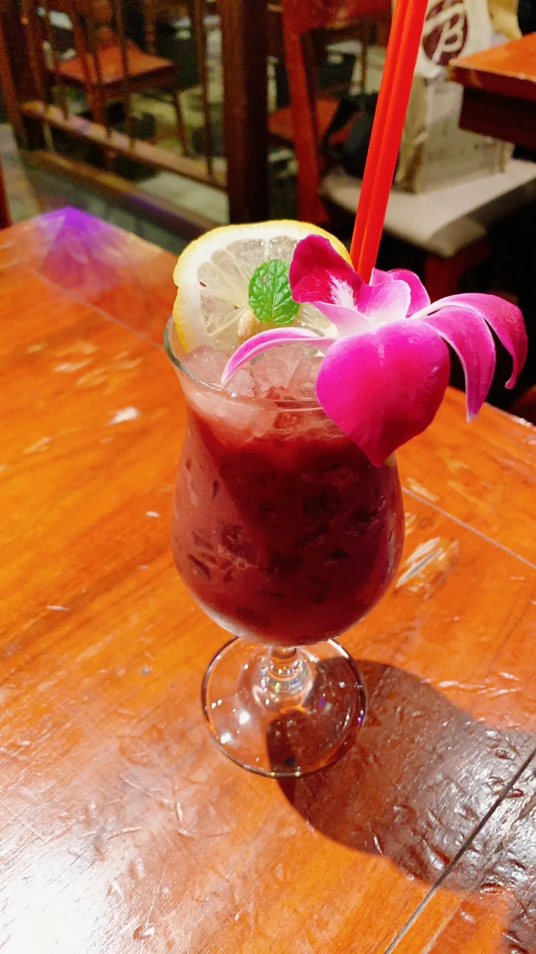 ハワイアンカフェにて
