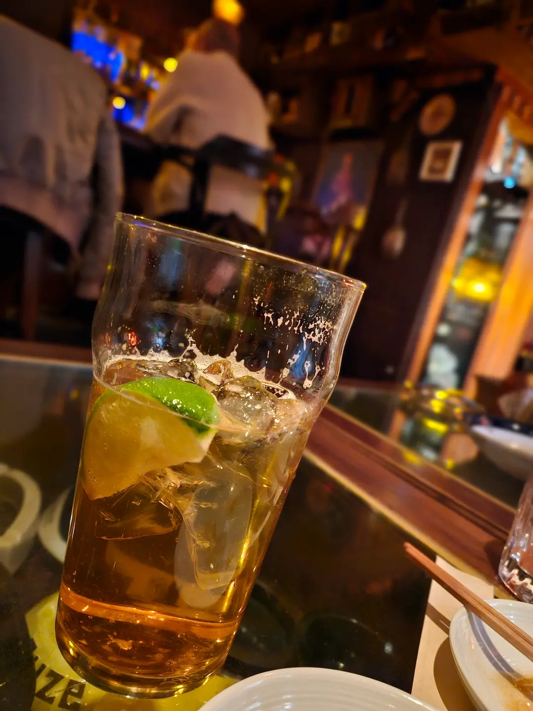 バーで少し飲んでいたお話