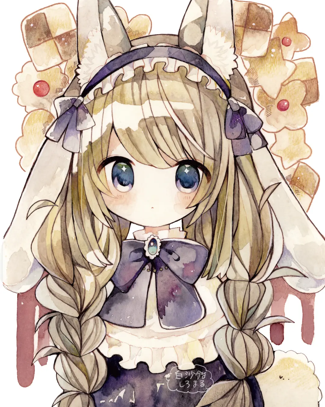 【フォロワ限】アナログけもみみちゃんスキャンデータ（でかい）