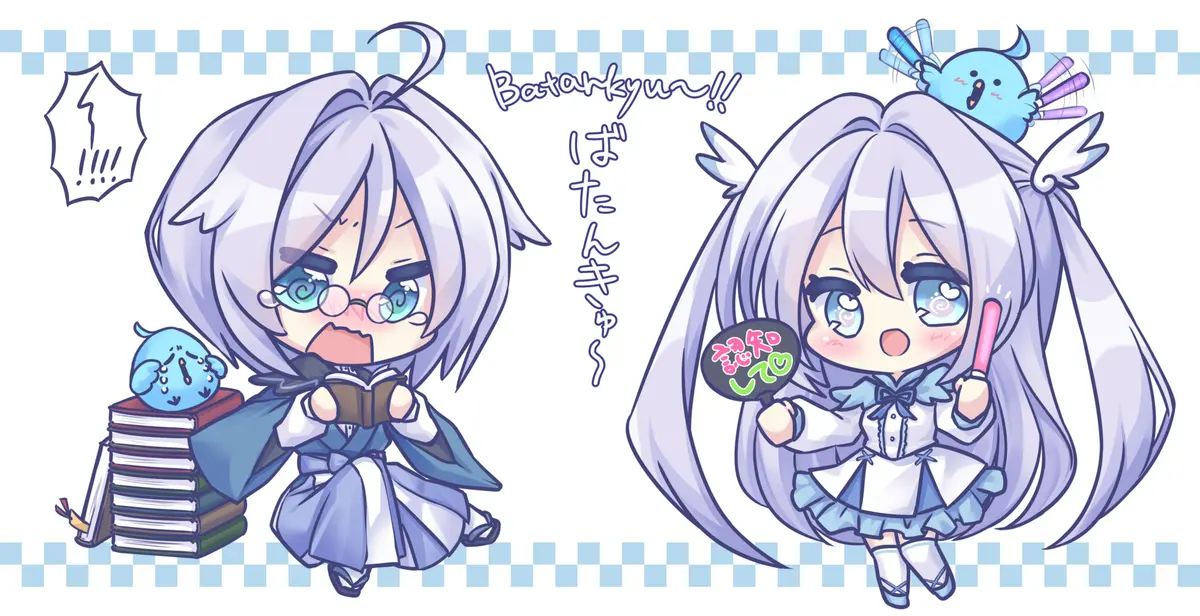 ばたんきゅ～の公式キャラを描いてもらいました！
