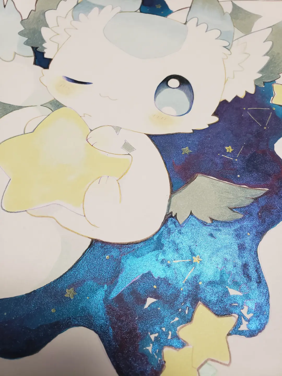 ラズちゃんアナログ色紙データ