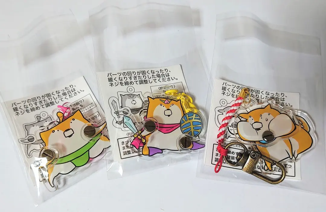 【新しい制作】“可動”アクリルキーホルダー【即売会】