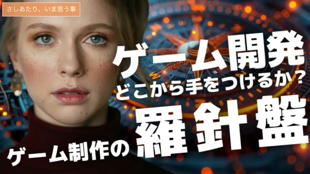ゲーム開発、どこから手をつけるか？ゲーム制作の羅針盤