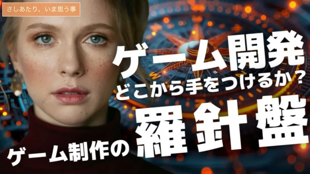 ゲーム開発、どこから手をつけるか？ゲーム制作の羅針盤