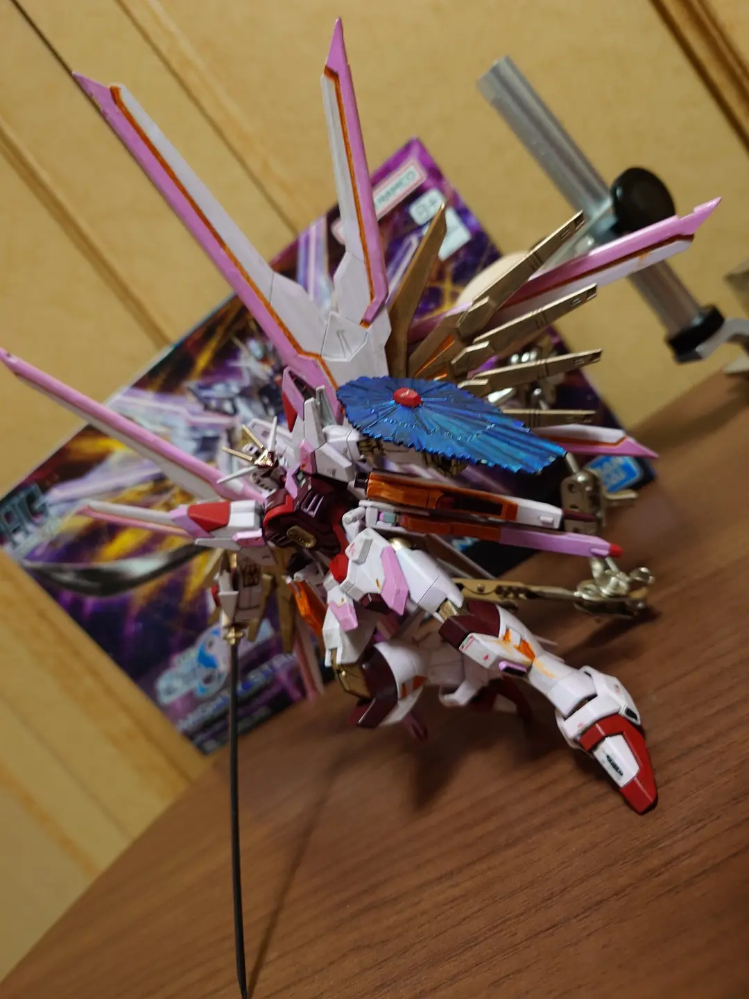 ＨＧ 1/144 マイティストライクフリーダムガンダム　ストライクルージュカラー　筆塗り　全塗装　組立　完成　#shorts