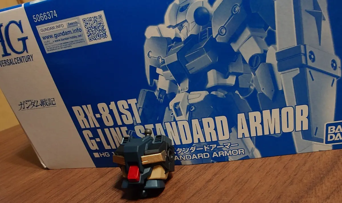HG1/144　RX-81ST  ジーライン・スタンダードアーマー　全塗装　胴体　コマ撮り　組立　#shorts