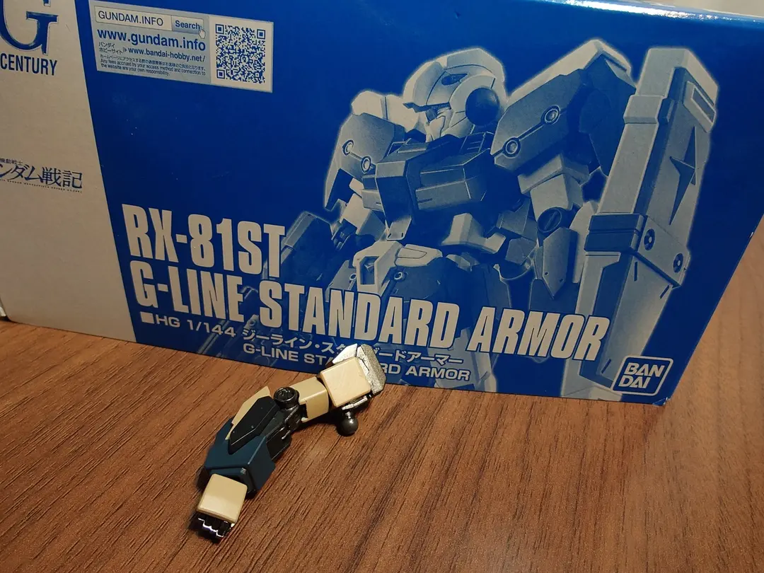 HG1/144　RX-81ST  ジーライン・スタンダードアーマー　全塗装　右腕　コマ撮り　組立　#shorts