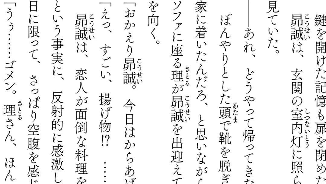 セルフノベライズ、日記