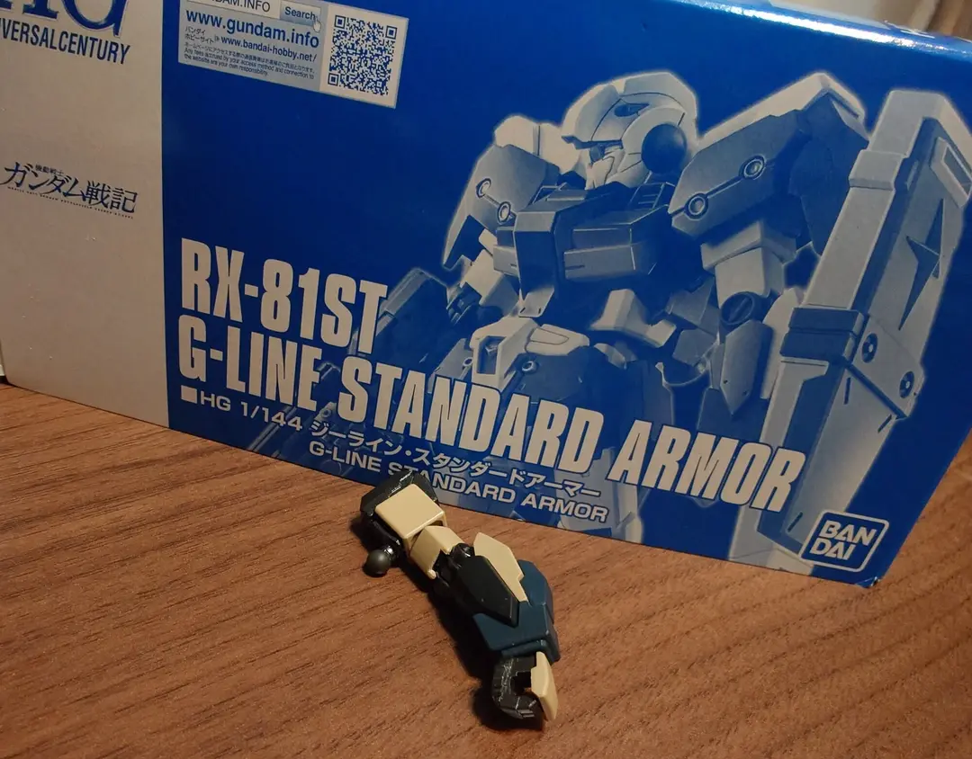 HG1/144　RX-81ST  ジーライン・スタンダードアーマー　全塗装　左腕　コマ撮り　組立　#shorts