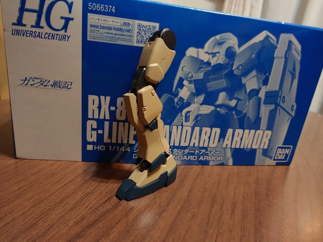 HG1/144　RX-81ST  ジーラインスタンダードアーマー　全塗装　右脚　コマ撮り　組立　#shorts