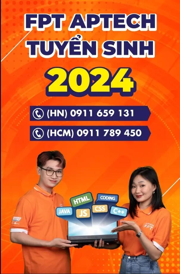 Nội dung tuyển sinh Aptech của FPT 2024 