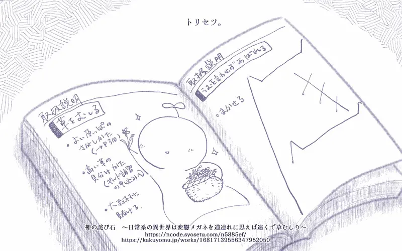 【#連載 #更新】786　ラスボス……のような「神の詫び石　～日常系の異世界は変態メガネを道連れに思えば遠くで草むしり～」 