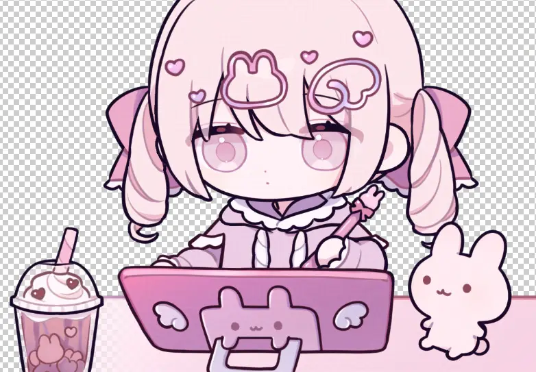 ややま┊︎イラスト┊︎メイキング動画用の立ち絵