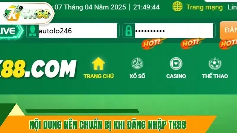 Hướng dẫn tạo tài khoản và đăng nhập TK88 nhanh chóng cho người mới