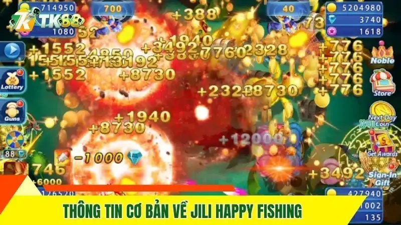 Tính năng nổi bật của Jili Happy Fishing trên TK88