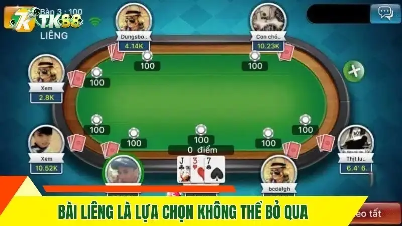 Hướng dẫn cách đọc bài và tính điểm trong Bài Liêng TK88
