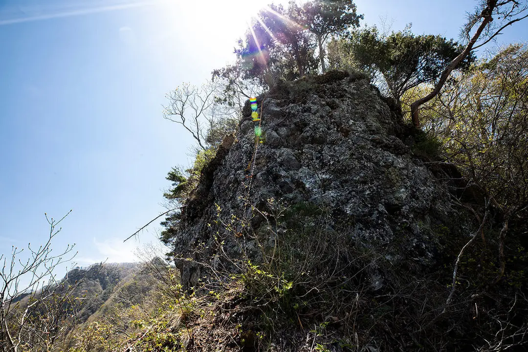 独鈷山　鉄城山ルート