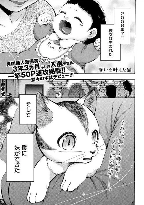 読切「願いを叶えた猫」