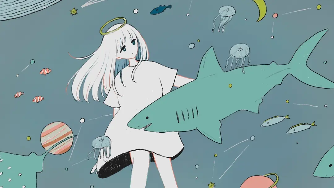 こんにちは、泳です