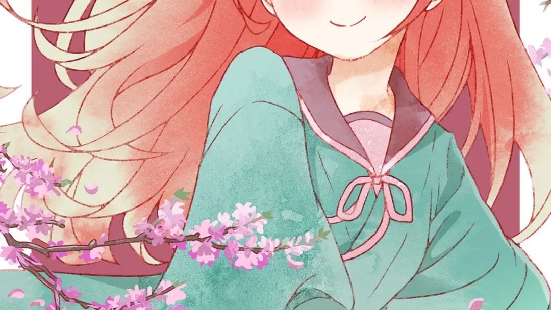 【作業工程】春のご挨拶絵