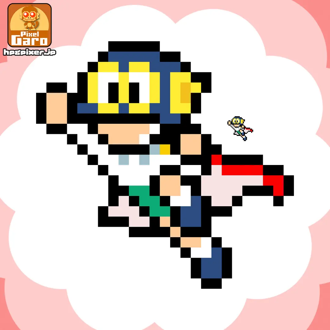 【ドット絵】パーマン1号