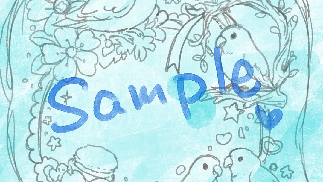 新作アクキー下描き