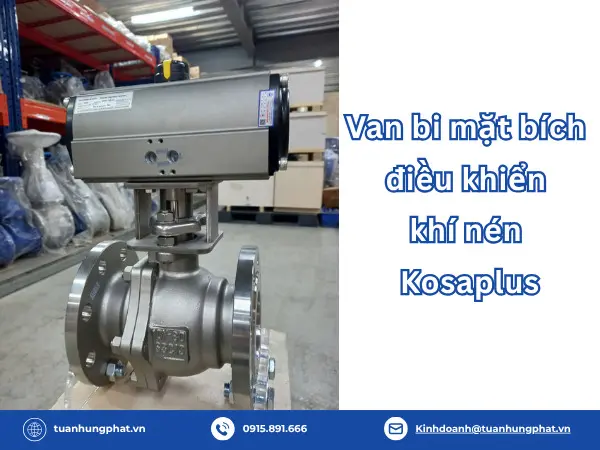 Van Bi Mặt Bích Điều Khiển Khí Nén Kosaplus Giải Pháp Đóng Mở Nhanh Cho Hệ Thống Công Nghiệp