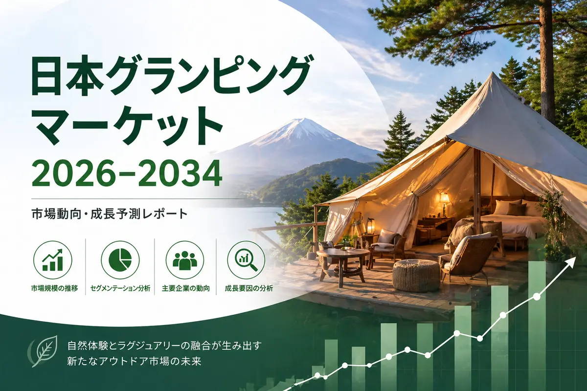 日本のグランピング市場の規模、成長、トレンド、および需要見通し（2026年～2034年）