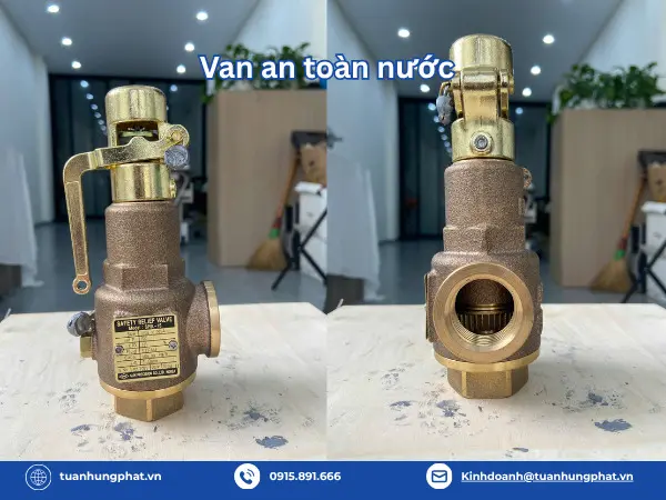 Van an toàn nước là gì? Thiết bị bảo vệ áp suất không thể thiếu trong hệ thống cấp nước