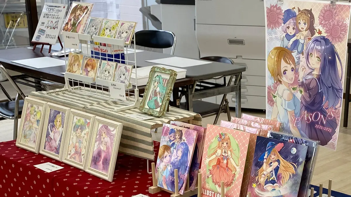 イラスト販売会＆塗り絵体験会ありがとうございました！