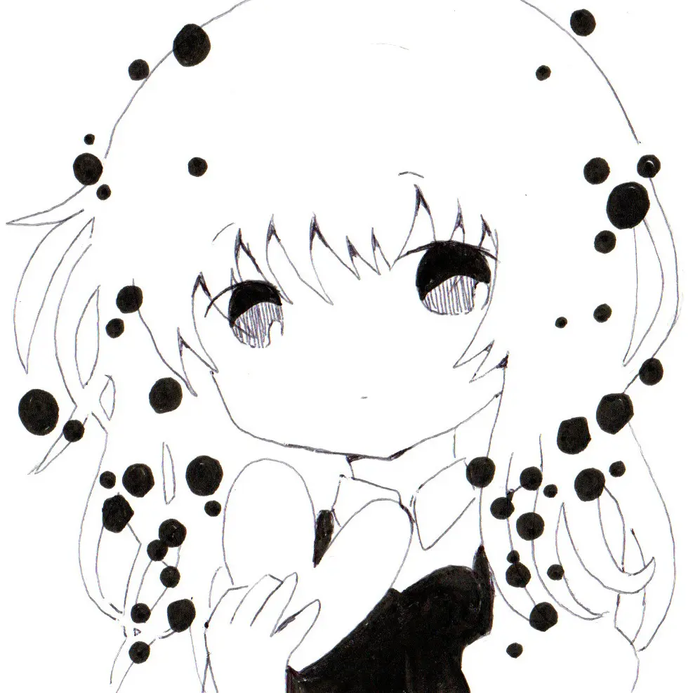 少女絵です。
