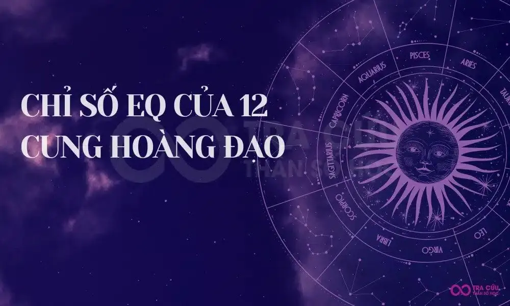 Bảng xếp hạng cảm xúc chỉ số EQ của 12 cung hoàng đạo
