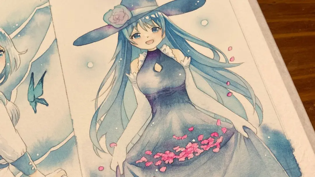 【創作日記】青の世界