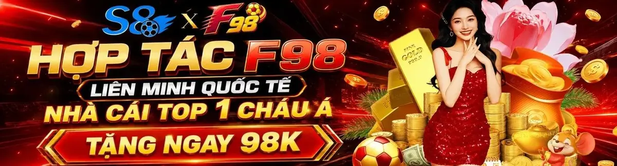 F98 - Sân chơi cá cược trực tuyến đỉnh cao, minh bạch và an toàn.