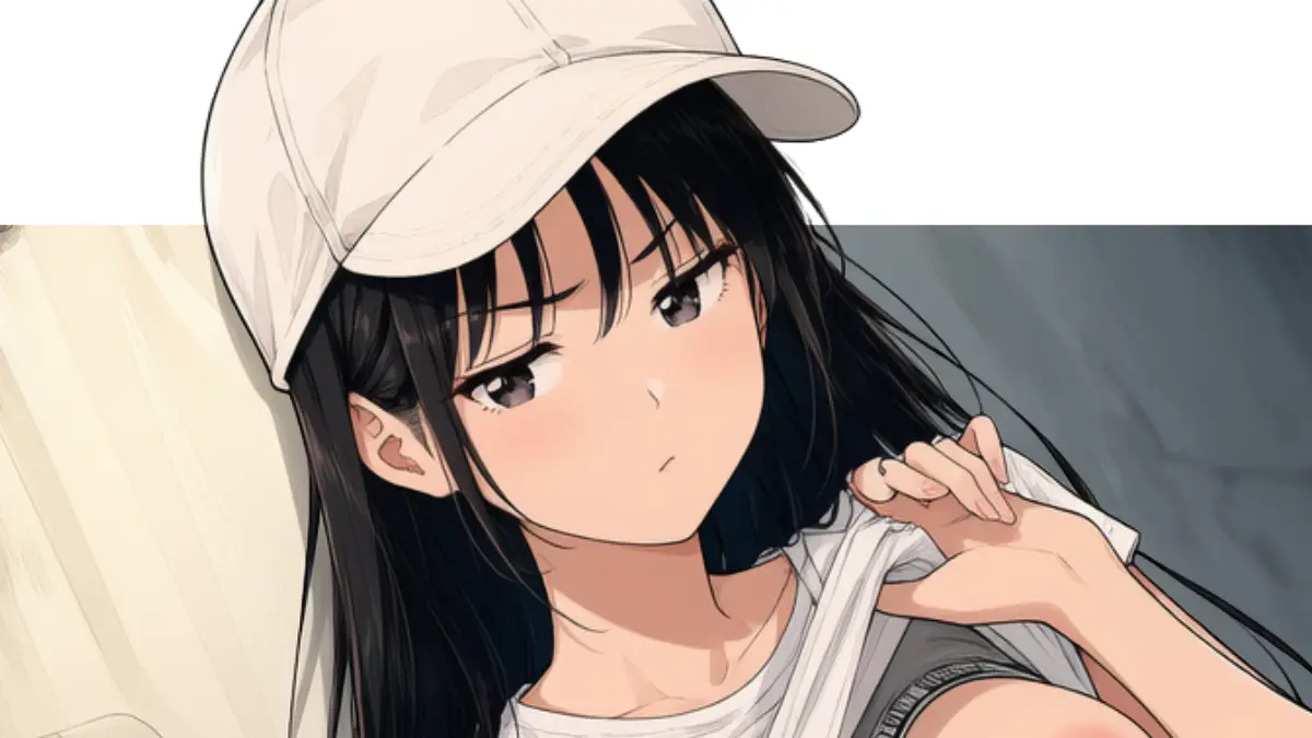 【へそ出しコーデのおねえさん】野外で…