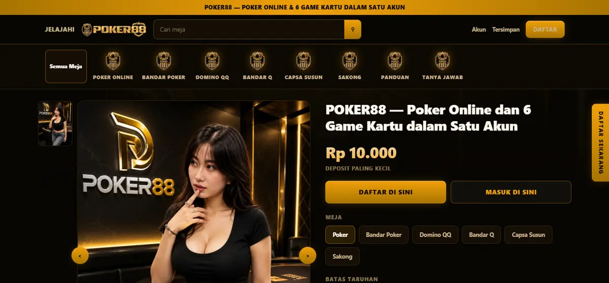 Poker88: Understanding the Modern Online Poker Experience