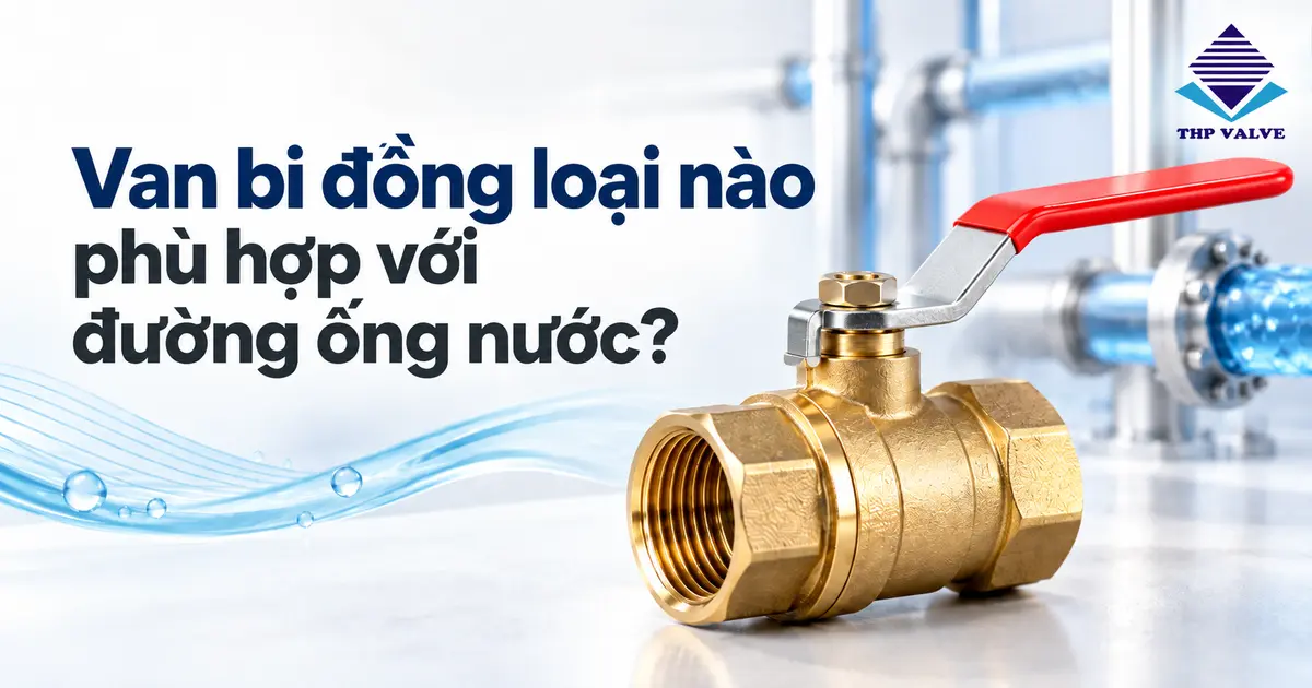 Van bi đồng loại nào phù hợp với đường ống nước?