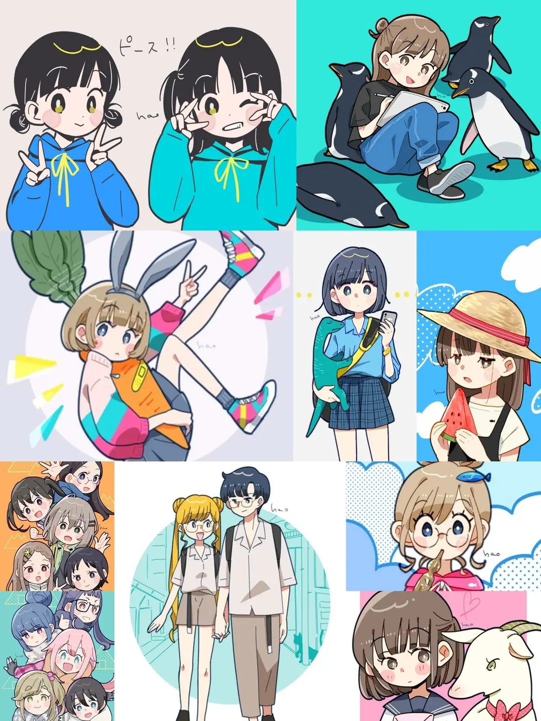 2020年8月のイラスト