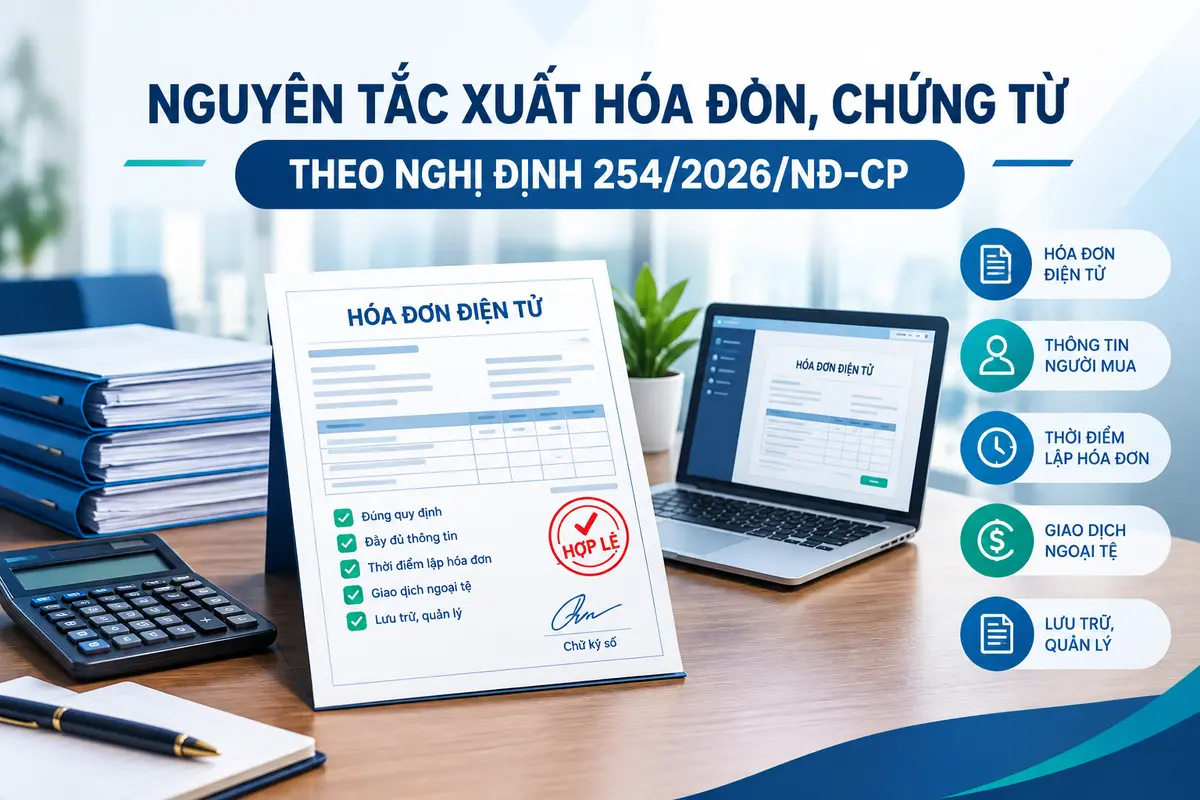 Nguyên Tắc Xuất Hóa Đơn, Chứng Từ 