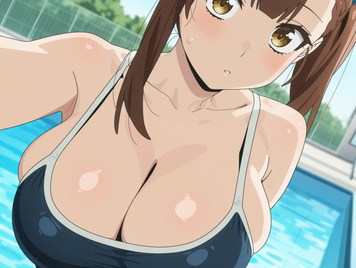 スク水古都吹寿子と正常位！